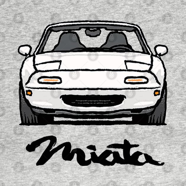 MX5 Miata NA White by Woreth